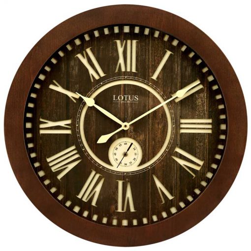 ساعت دیواری لوتوس کد W-9820