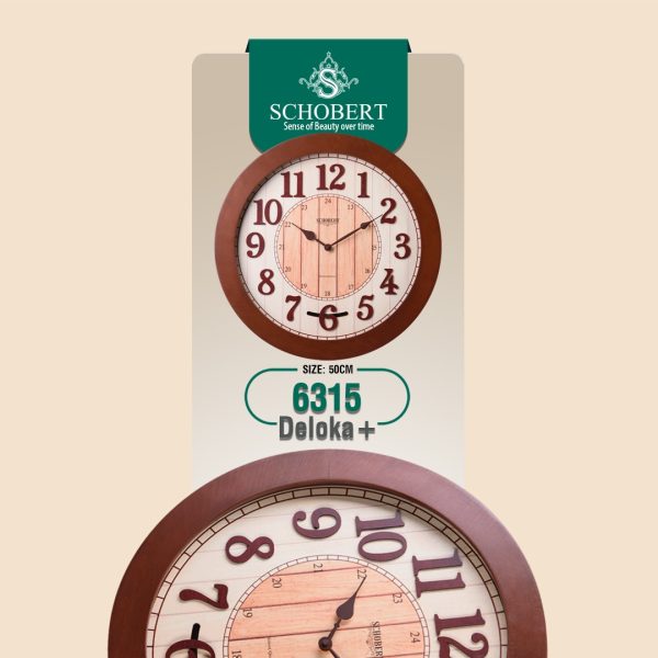 ساعت دیواری شوبرت مدل 6315