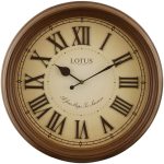 ساعت دیواری لوتوس کد W-7034