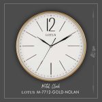 ساعت دیواری لوتوس کد M-7712