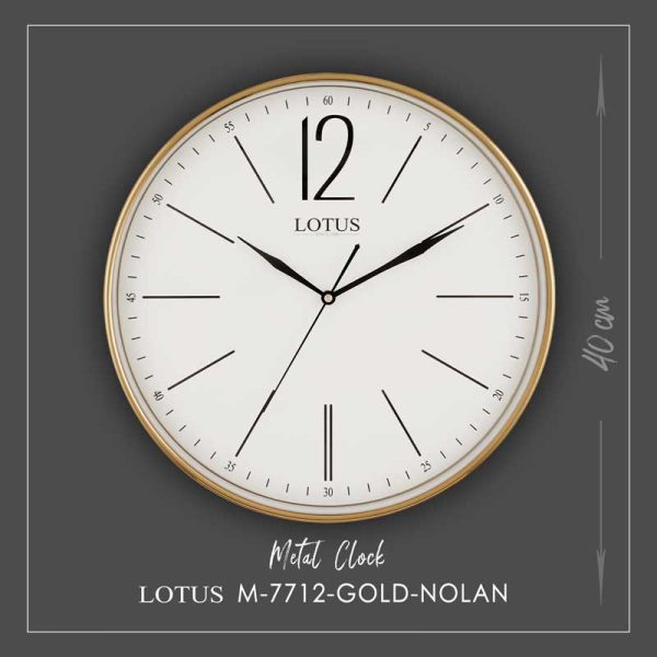 ساعت دیواری لوتوس کد M-7712